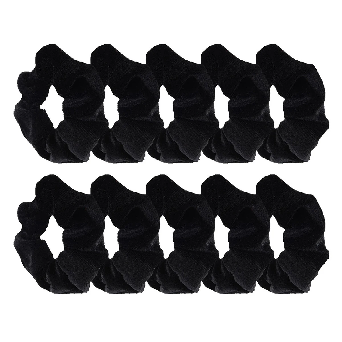 

10 Pack Velvet Hair Ring Mini Scrunchies Hideaway Elasticity Ties Girls for Thick