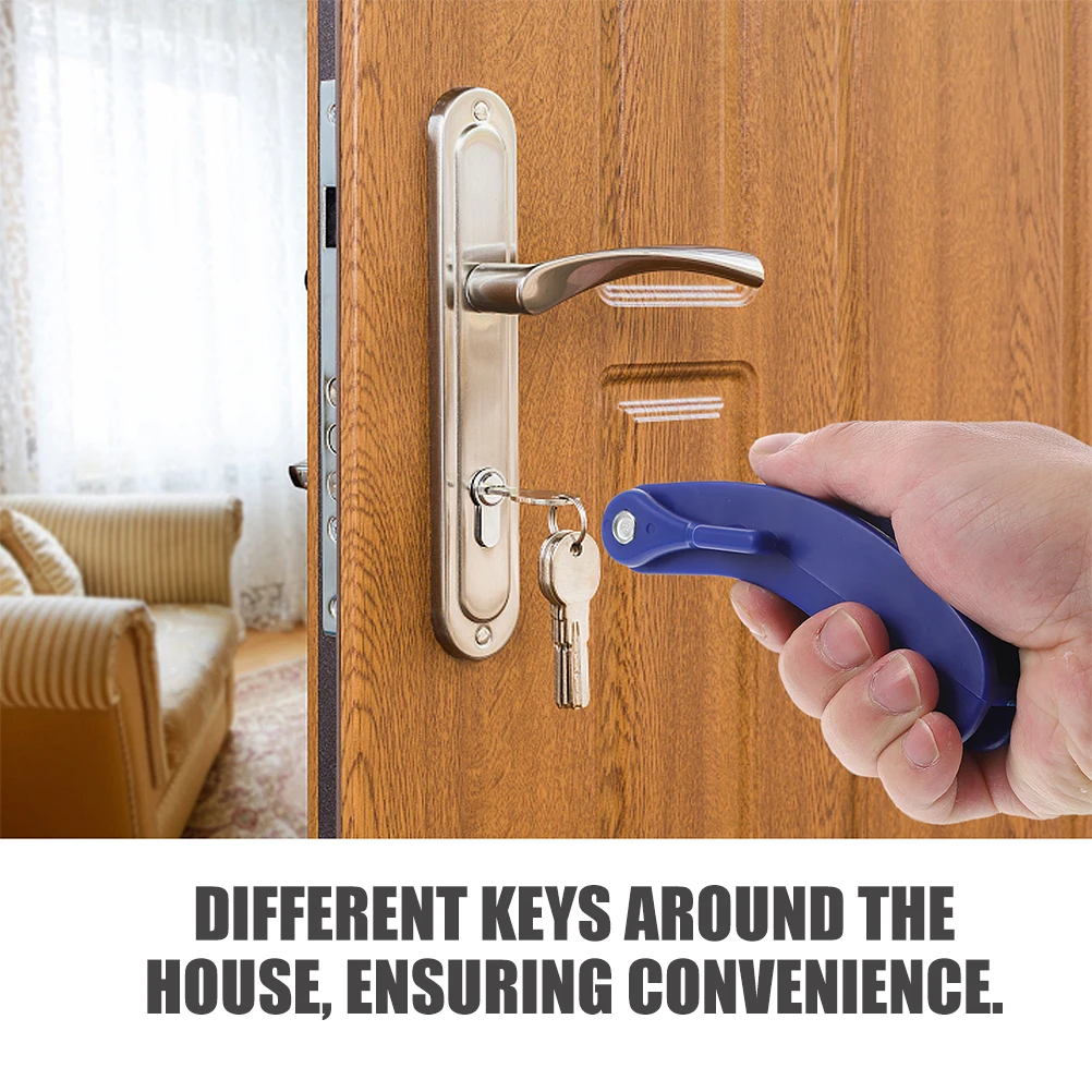 

3pcs Key Turner Aid Folding Key Splitter Mobility Grip Tool For Elderly Disabled Lightweight Durable Plastic Keys Holder