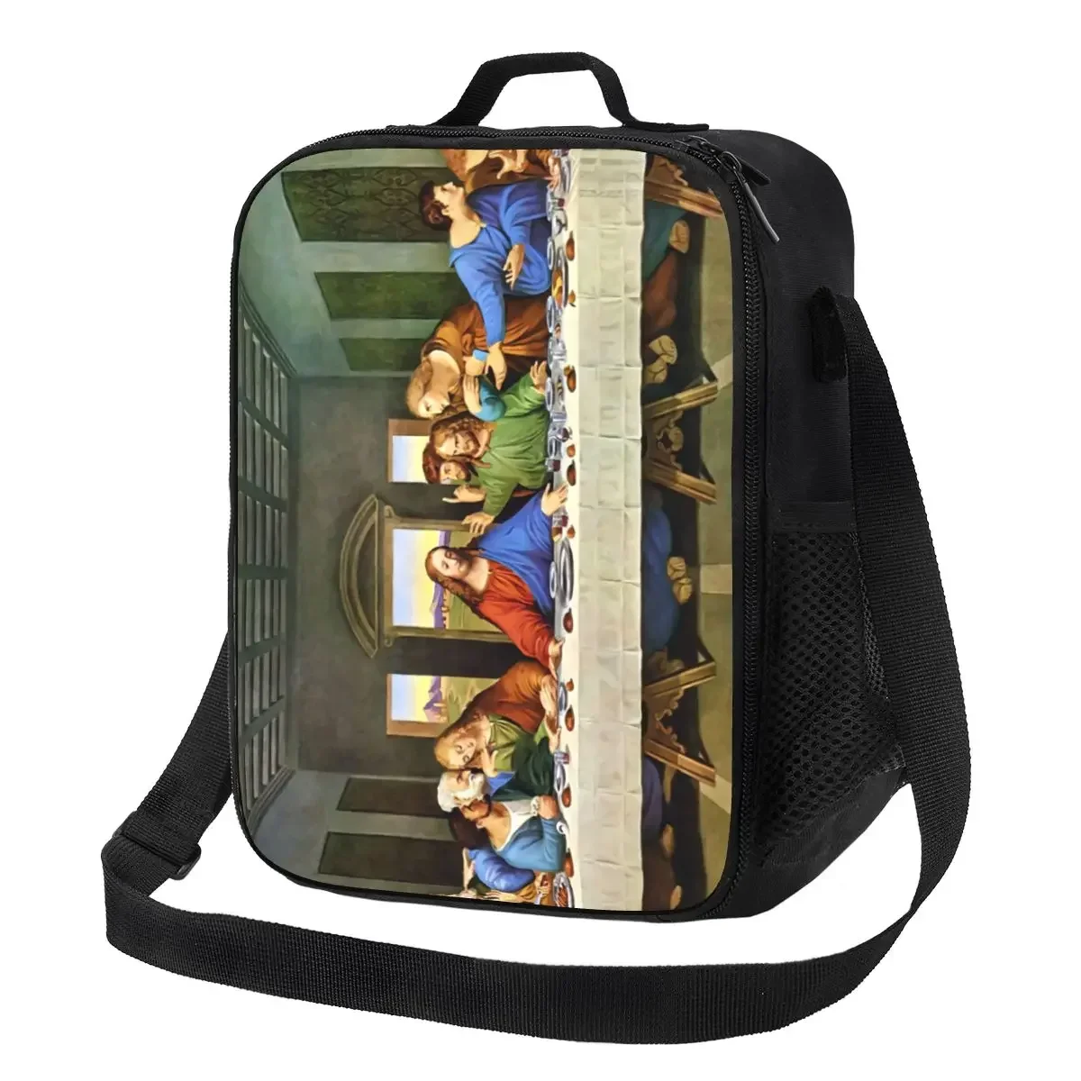 

Custom Vitruvian Man Insulated Lunch Bags for School Office Leonardo Da Vinci Waterproof Thermal Cooler Lunch Box Women Children