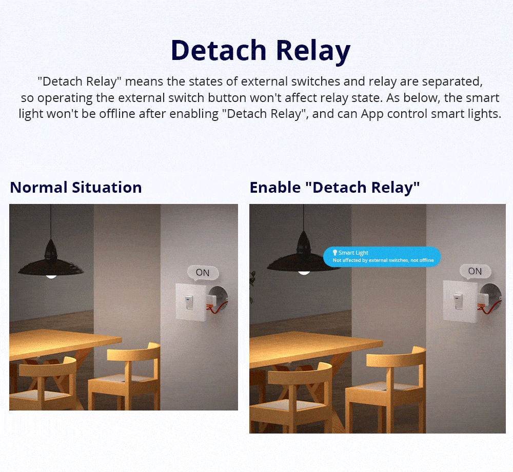 Sonoff Mini R4 Extreme WLAN Smart Switch mit externem Relaismodus für Ein-/Ausschaltsteuerung, kompatibel mit eWeLink und Alexa – Detail 6