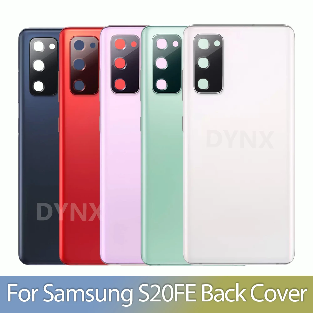For Samsung Galaxy S20FE S20 FE G780F Back Battery Cover Rear Door Housing Cover Replacement With Camera Lens For Galaxy S20FE image 6