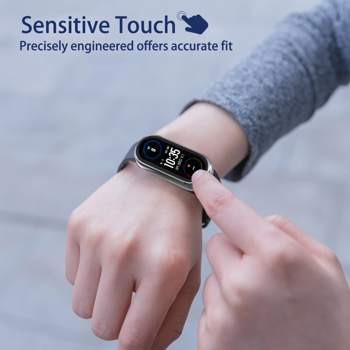 Case cover+glass For Xiaomi Mi Band 9 8 7 6 Accessories Case+Film Full Coverage Protective Cover Miband 7 5 4 3 screen protector