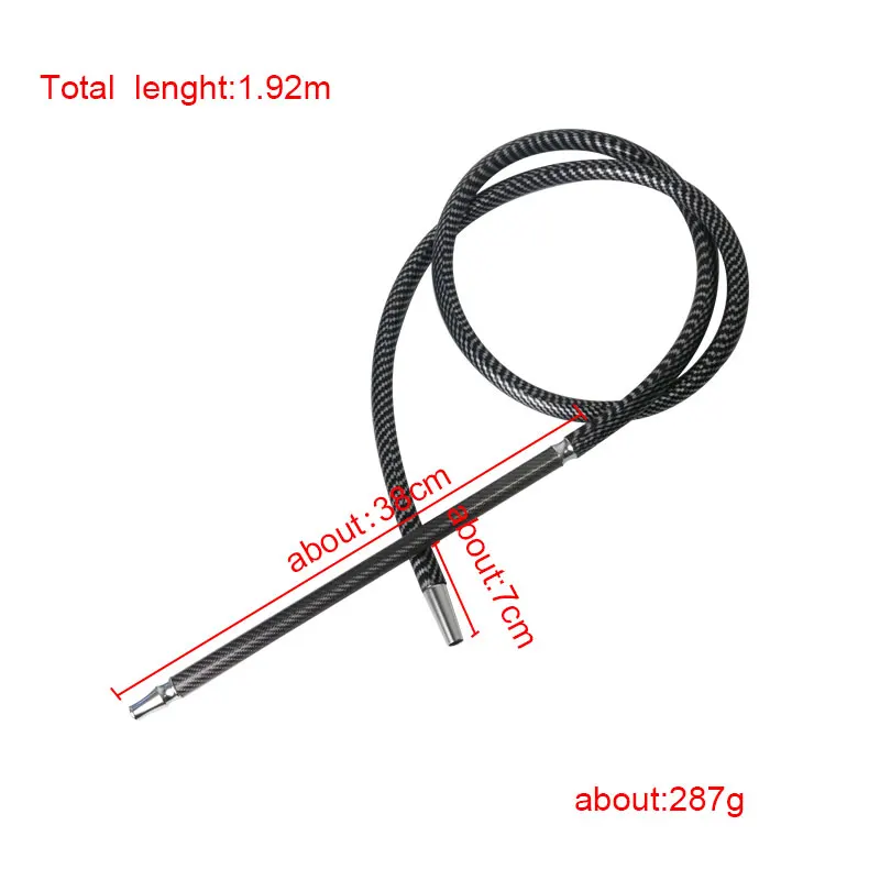 SY Hookah Hose Carbon Fiber Handle Silicone Tube For Shisha  Sheesha Chicha Narguile Smoking Accessories Vattenpipa Cachimba