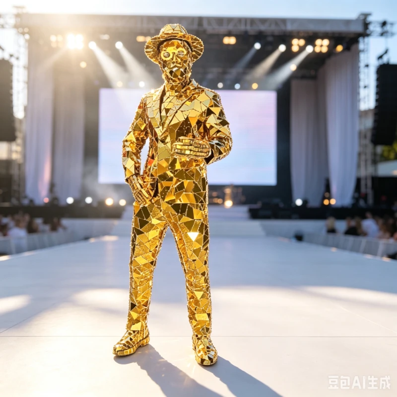 Sexy Mirror Robot Suit Stage Laser Dance Costume Silver Gold Party Show Cool Machine Clothes Gogo Cabaret Dance Men Cosplay Suit