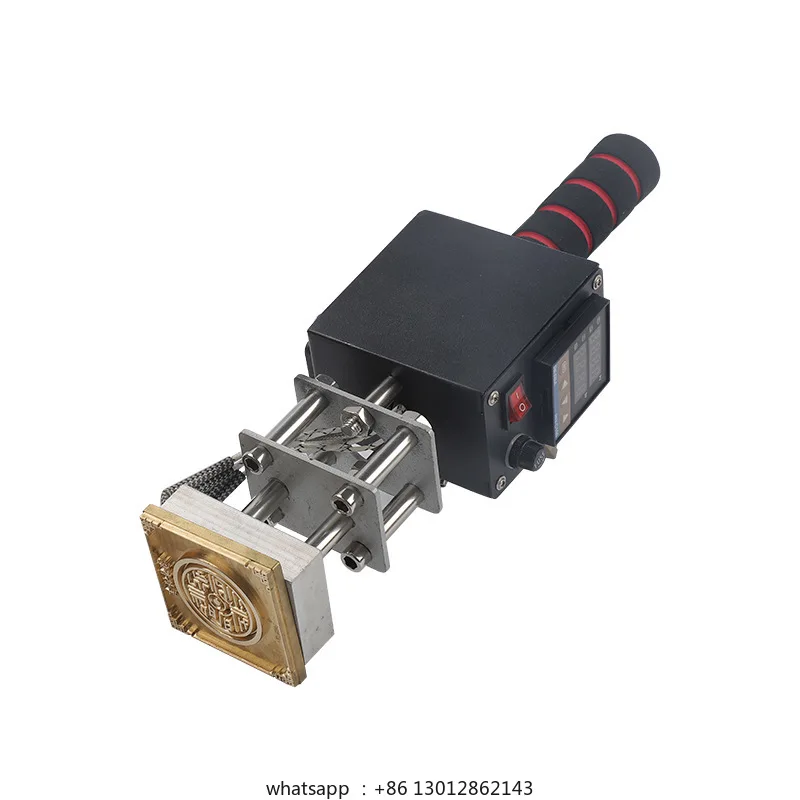 

Embossing Machine 5*7cm/8*10cm Handheld Portable Hot Stamping Branding Machine Heat Press Digital Leather Tool Paper Wood Logo
