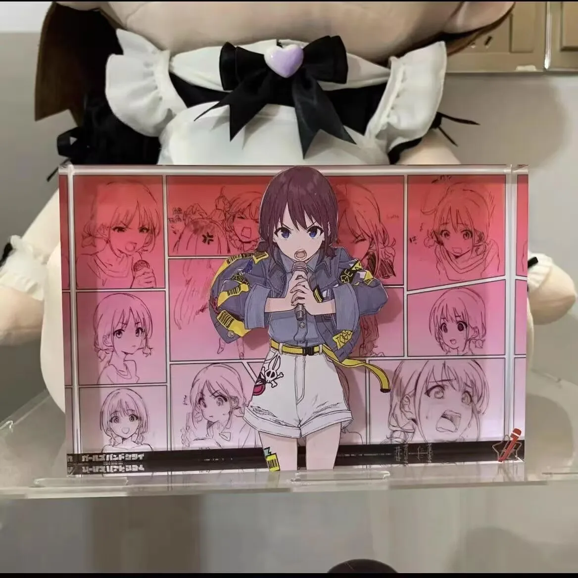 

GIRLS BAND CRY Аниме фигурка акриловая стоячая вывеска кирпич SUBARU AWA NINA ISERI украшение для рабочего стола аксессуары Рождественский подарок