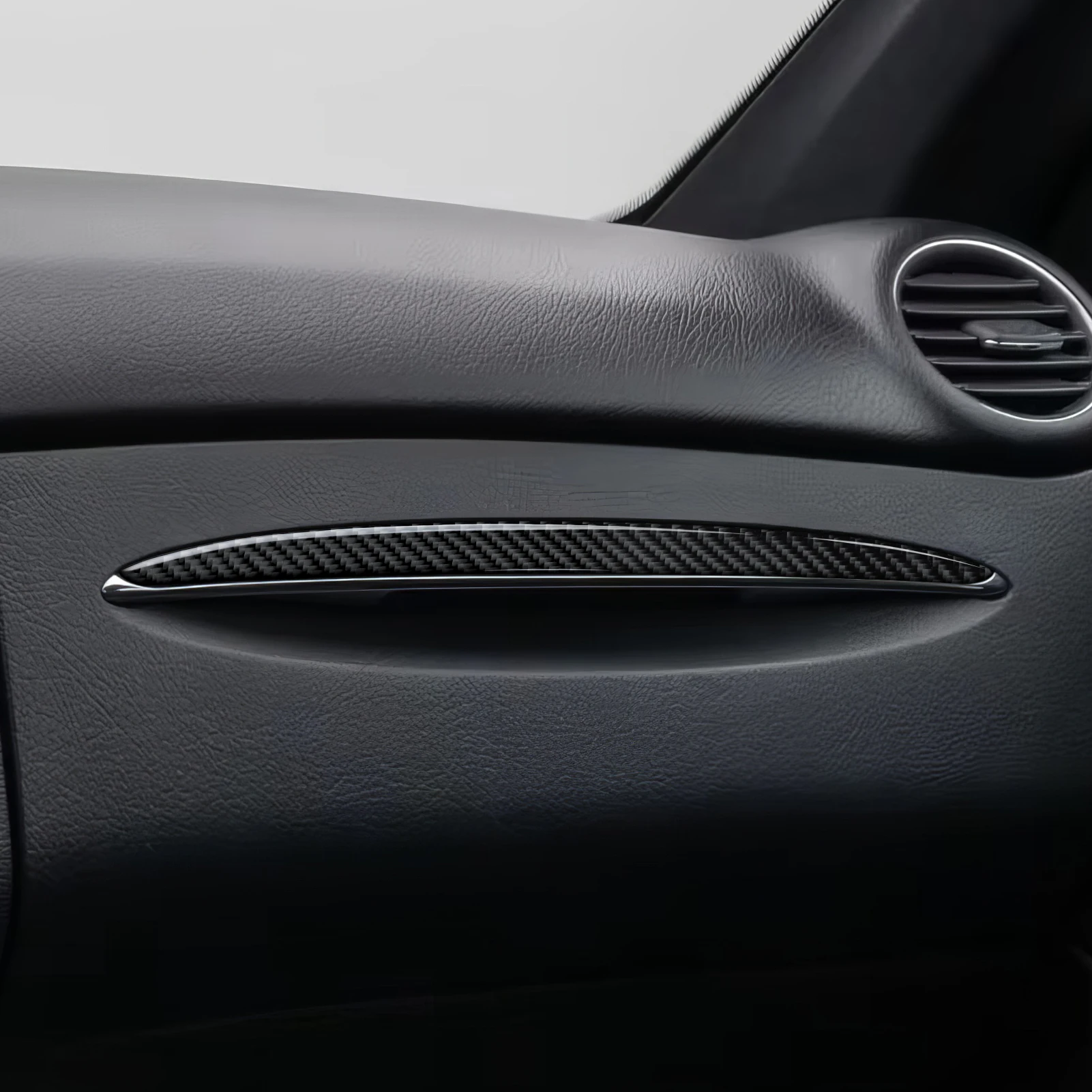 Kohlefaser-Innenaufkleber. Auto-Mittelkonsole Schalthebel-Verkleidung Für Mercedes Benz CLK A209 C209 (2002-2010) Zubehör. – Detail 17