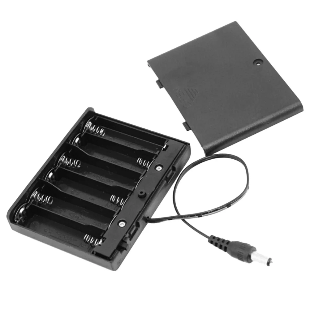 Aa Holder Box With Wire Connector Spring Clip For Monolithic System Mobile Robot Storage Case Rechargeable