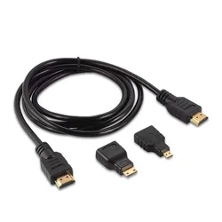 The New Mini  Compatible Adapter Micro Connector 1.5m 4K HD Cable, Suitable For PS3 HDTV DVD XBOX PC Pro