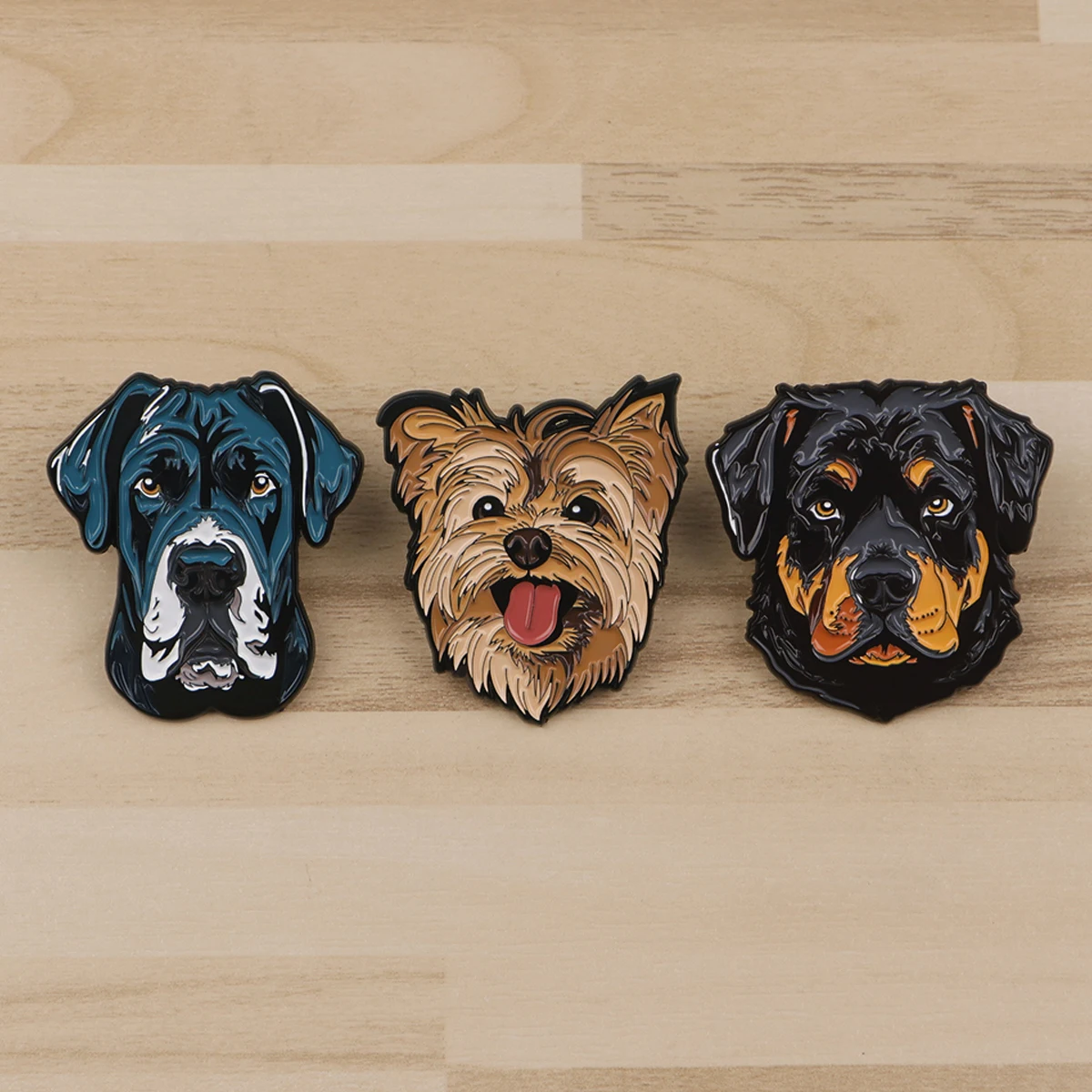 Cute Pet Dogs Pins Cartoon Animals Badge Brooches for Clothing Enamel Pin Women\'s Badges Jewelry Accessories Gifts for Friends