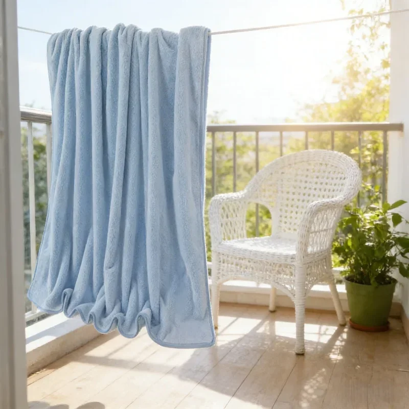 Baby Bathrobe Microfiber Warm Water Absorbent Thickening Quick Drying Household Infant Towel Light Soft Skin Large Size Blanket view 2
