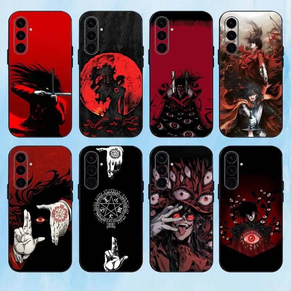 

H-HellsingS C-Comics Phone Case For Samsung Galaxy A73,A72,A71,A70,A53,A52,A51,Others Soft Black Cover