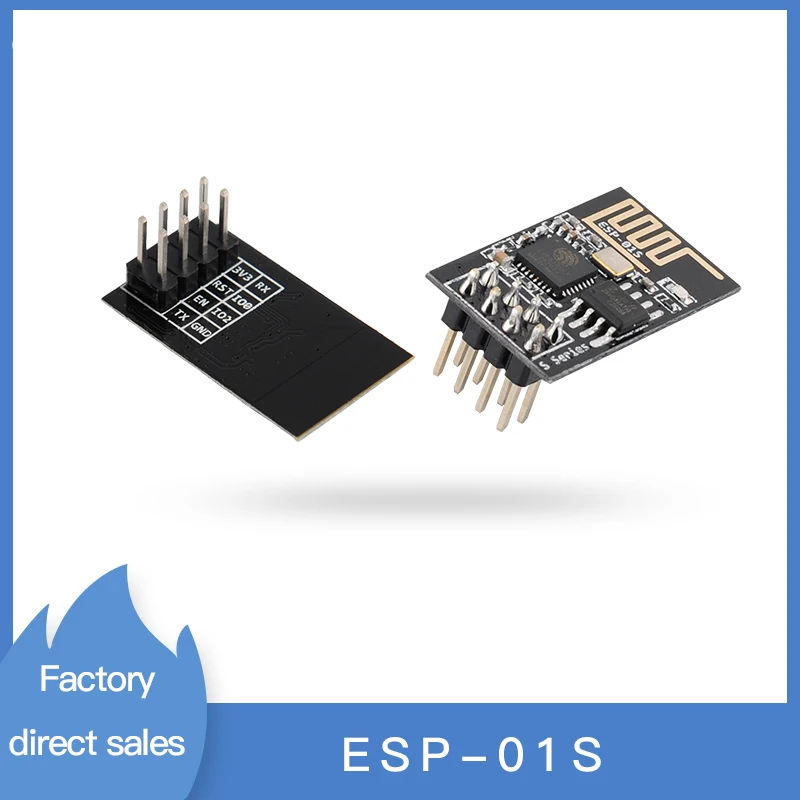 ESP-01S ESP8266 (ESP8285) Serial WIFI Wireless Transceiver Module (ESP-01 Update) AT Firmware Support customization