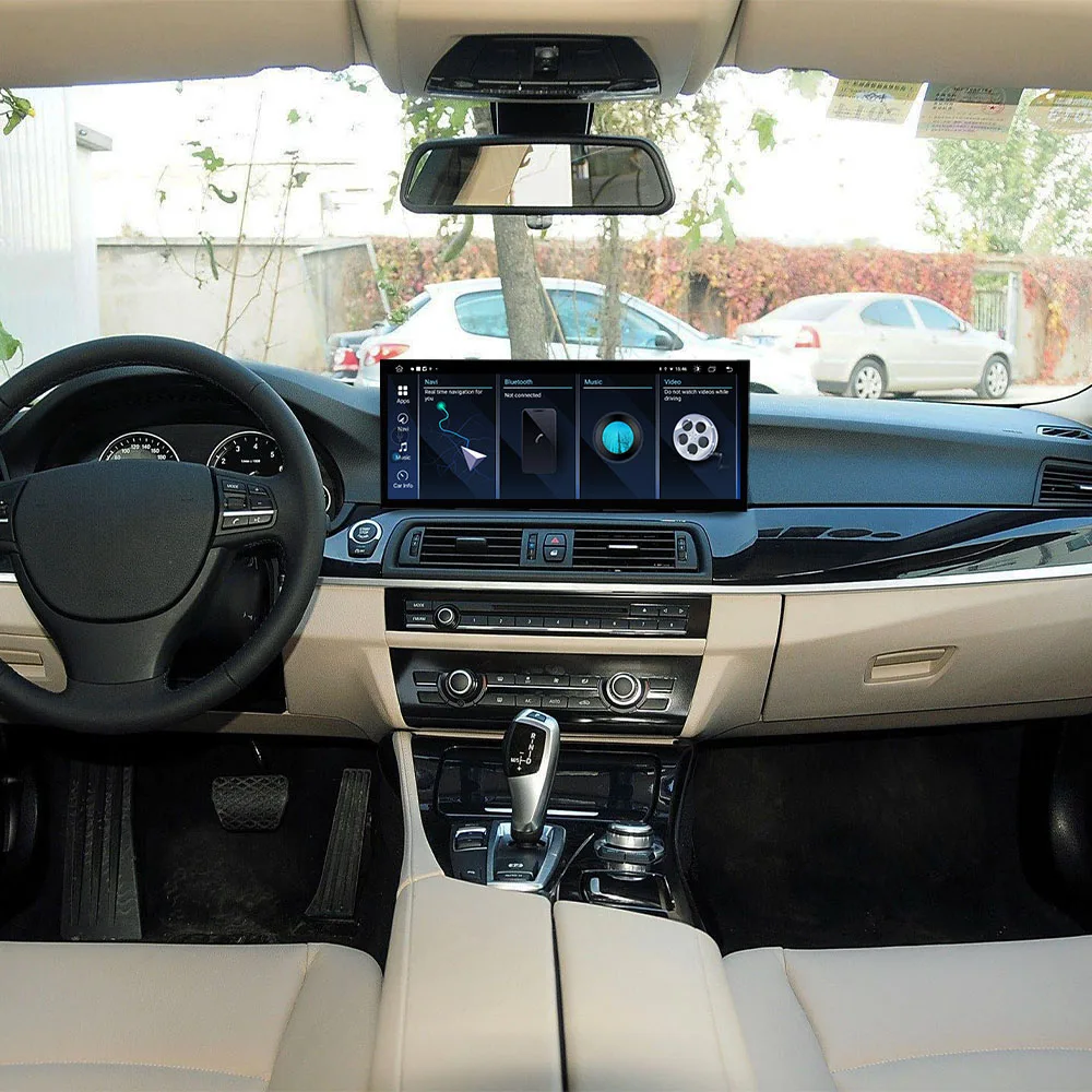 15.8 Inch Qualcomm Android 14 Carplay For BMW 5 Series 2011-2017 Car Multimedia Player GPS Navigation Car Radio Screen Head Unit