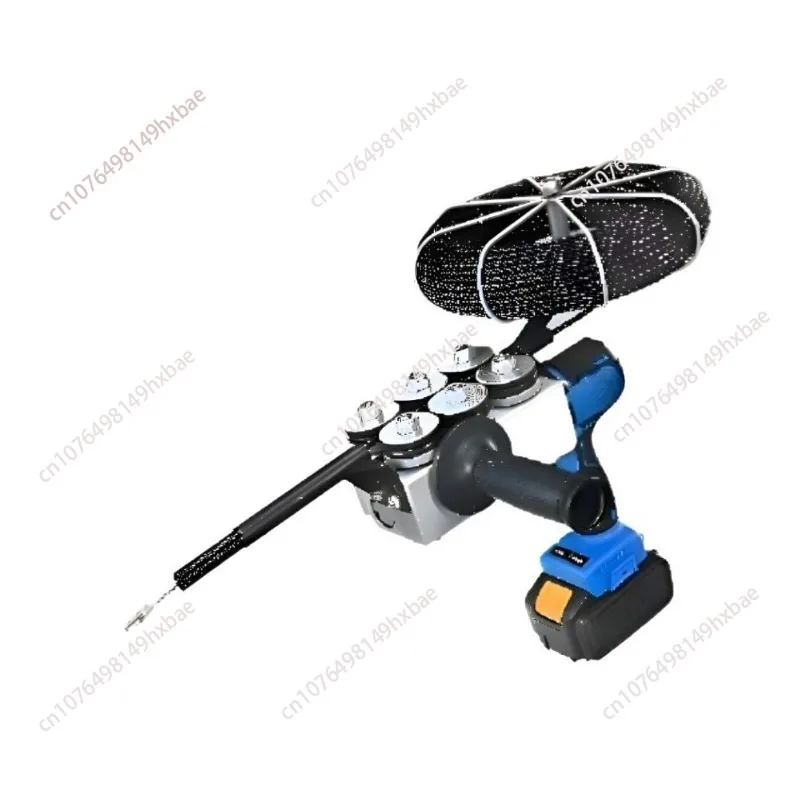 30M Threading Machine Automatic Electrician Wall Wiring Machine Rechargeable Li-Ion Stringing Machine Wire Line Guide Puller