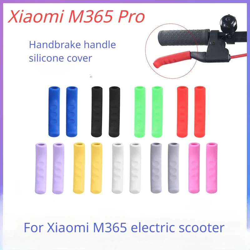 9 Colors 2PCS Electric Sccoter Brake Handle Grips Cover for Xiaomi M365 PRO Accessories Antiskid Skateboard Foot Support Case