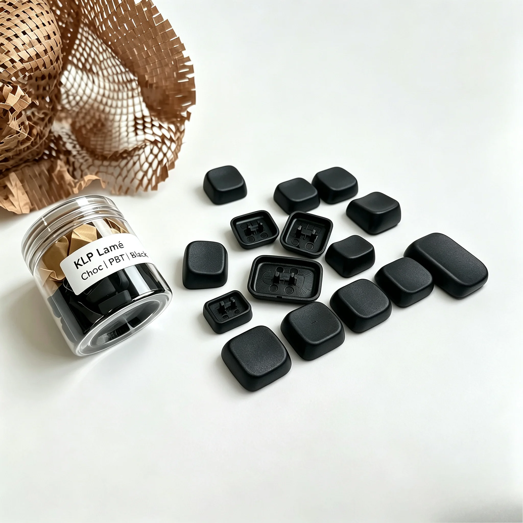 KLP Mx/Choc Lamé Keycaps Low Profile for Kailh Choc V1 V2 Switch Keybord Caps Photocure PBT Keycaps for Split Keyboard Accessory