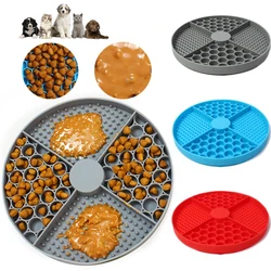 Almofada lambendo silicone para pet, Dog Lick Pad, Manteiga de amendoim de banho, Slow Eating Licking Feeder, Cat Mat, Produto de alimentação