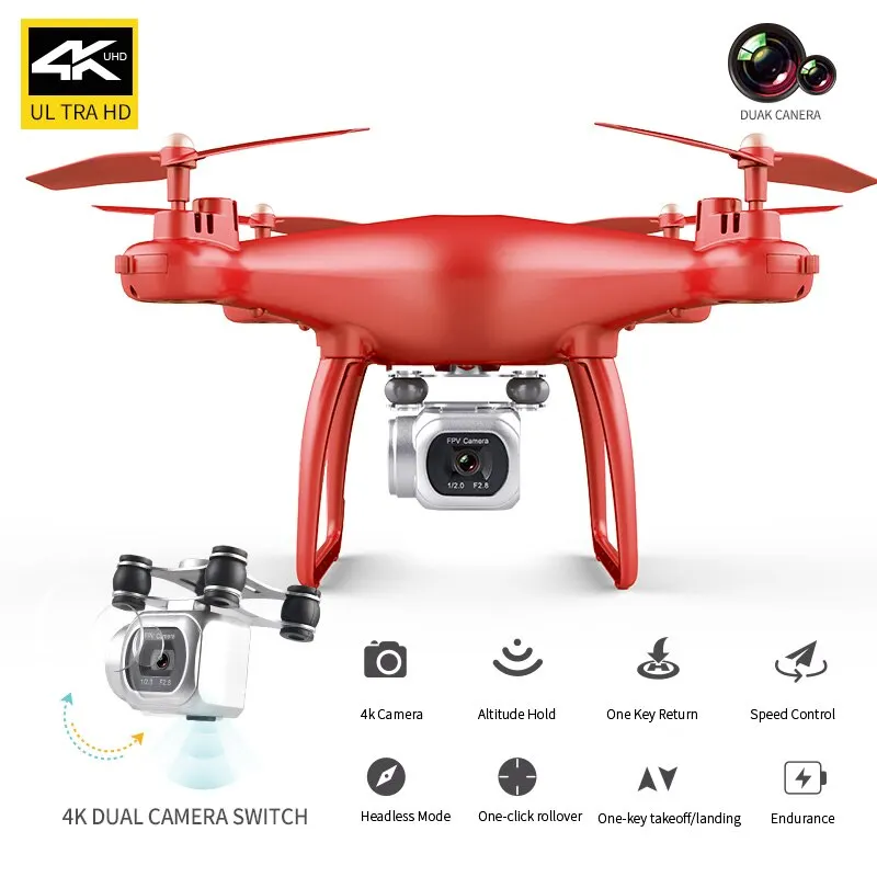 New S601 RC Drone 4k Wide Angle HD Rotatable Camera Professional Aerial Photography Gravity Sensor Advanced Gift