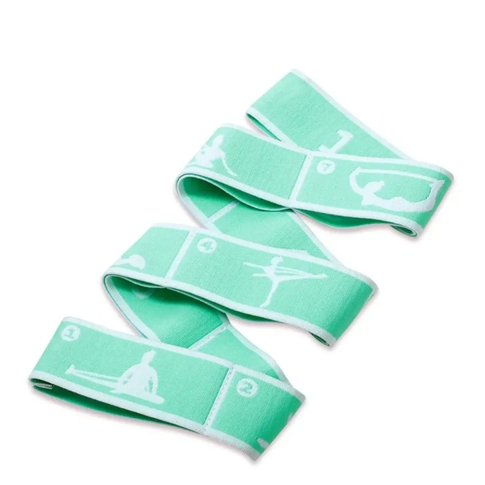 Unisex Multi-functional Yoga Stretching Belt Fitness Exercise Stretching Resistance Band Adult Latin Auxiliary Stretch Band GYM