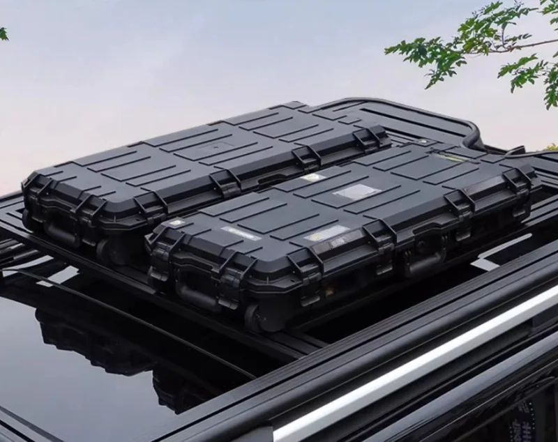 Car Outdoor Roof Luggage Box Fit for JETOUR Traveler T2 2023-2024 Roof Rack Waterproof Storage Explosion-proof Equipment Box