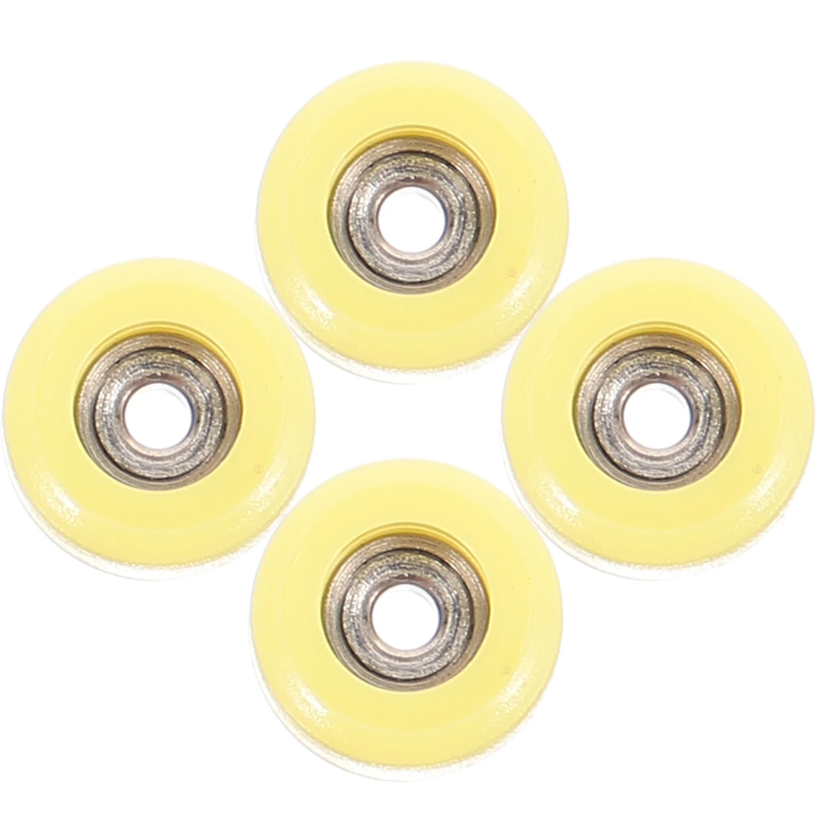 4 pezzi di skateboard da dito in plastica premium in acciaio inossidabile durevole mini rullo di simulazione per bambini adulti gioco da scrivania portatile