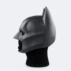 Adult Latex Black Cosplay Bat Masks Helmets Party Halloween Prop Movie Superhero Mask