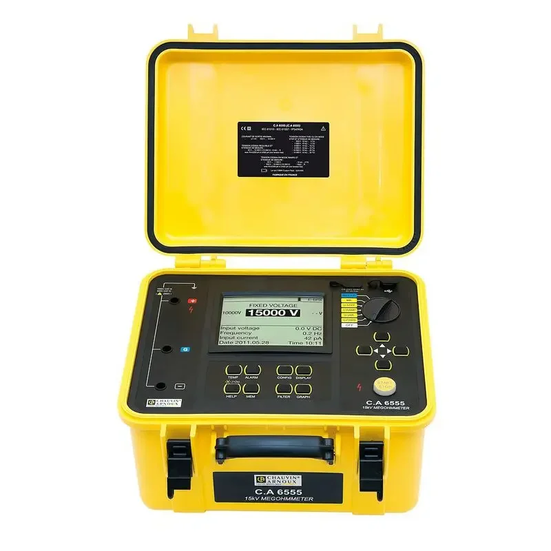 Chauvin Arnoux CA6471 Digital Multifunctional Earth Resistance Tester 2025 Hot Sale for Electrical Safety Testing