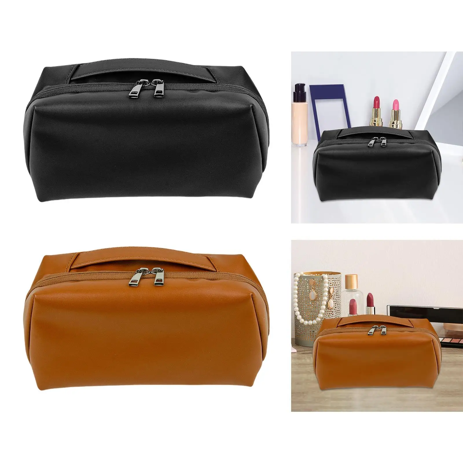 حقيبة مكياج صغيرة للسفر منظم مستحضرات التجميل لرحلة العمل والسفر في الفندق #4