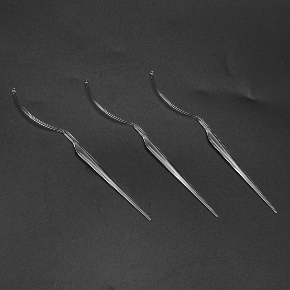 

3pcs Fake Eyelash Display Tool Durable Material Adjustable Curve Makeup Accessories Salon Home Use Eyelash Grafting Tool