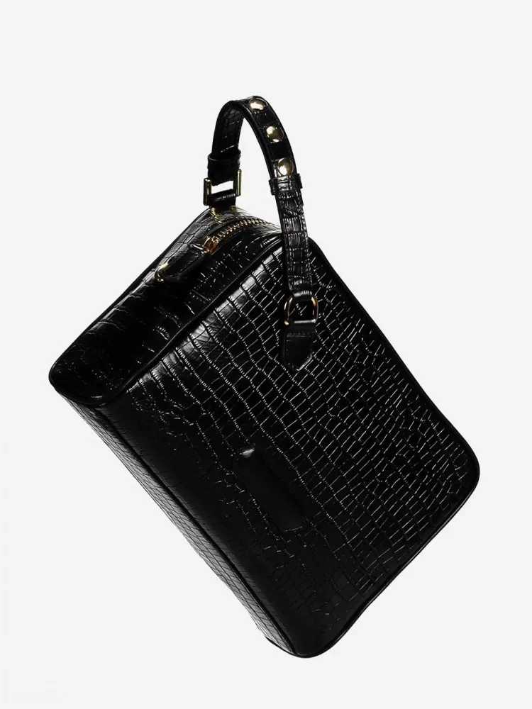 مصمم الرجال حمل Handabg سستة الأزياء عالية الجودة جلد البقر جلد طبيعي واحد الكتف وسادة حقيبة عارضة حقيبة ساع #4