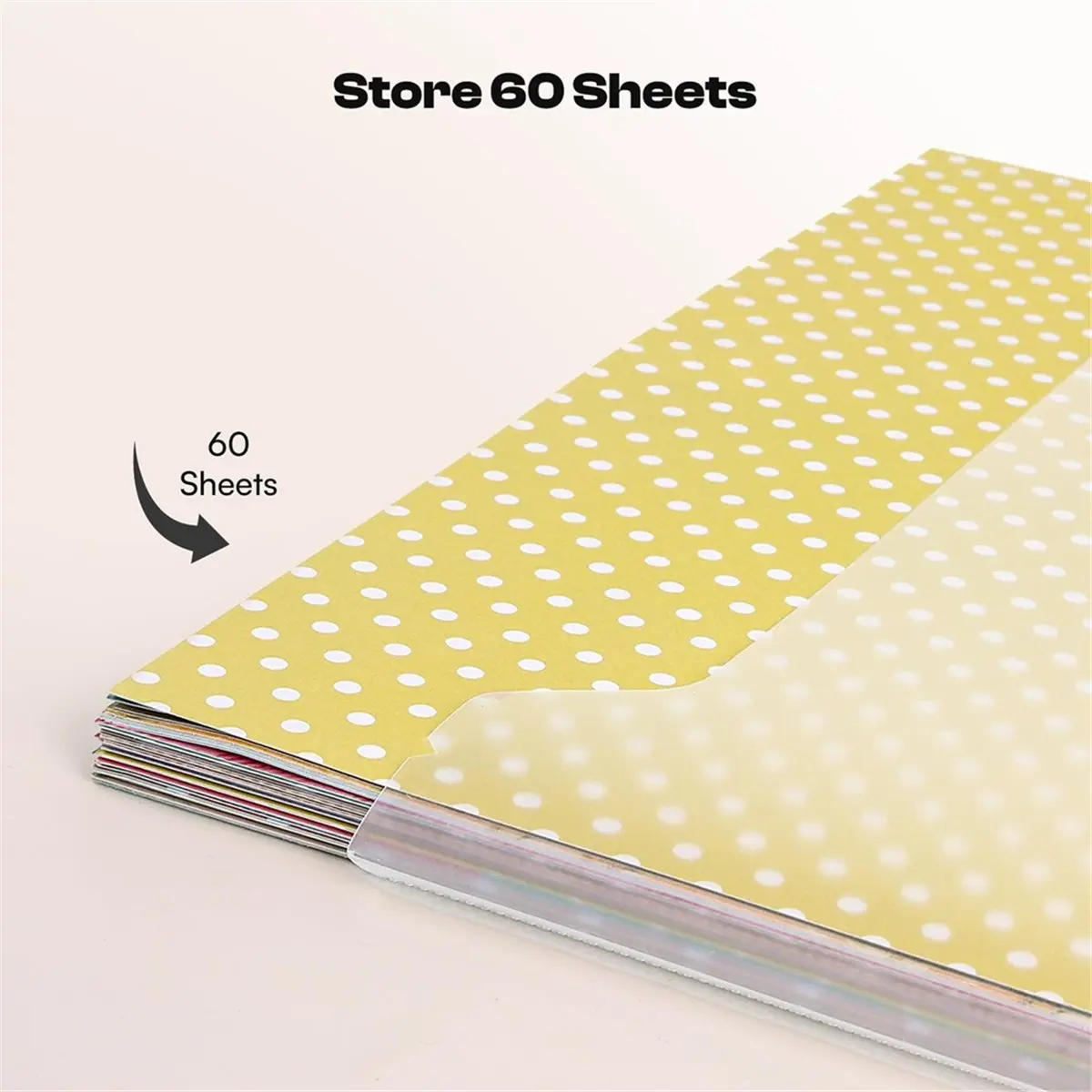 24pcs Paper Storage Papers with Sticky Index Tabs, for Printer Paper, Scrapbooking, Cardstock, Photo, Cardstock, Offices