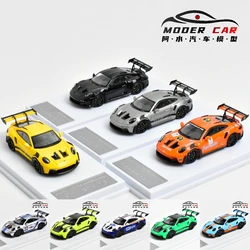 Lmlf-ダイキャストモデルカー、911、992、gt3 rs、1:64