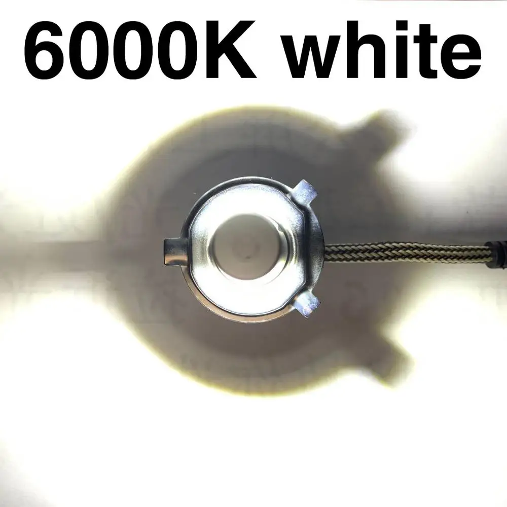 2pcs Bulb Auto Car H8 H11 H7 H4 H1 LED Headlights 6000K Cool white 8000K 3000K 8000LM COB Bulbs Diodes Automobiles Parts Lamp