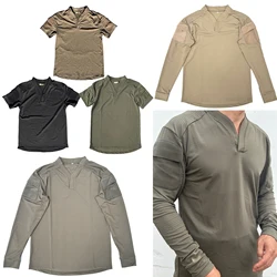 Outdoor top short sleeved T-shirt quick drying breathable outdoor tactical top combat T-shirt