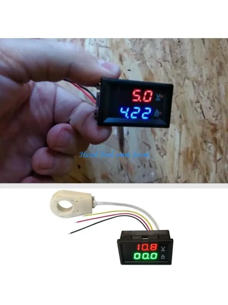

H37F Двойной цифровой ток Meter DC300V 50A 100A 200A 400A Аммеметр вольтметра