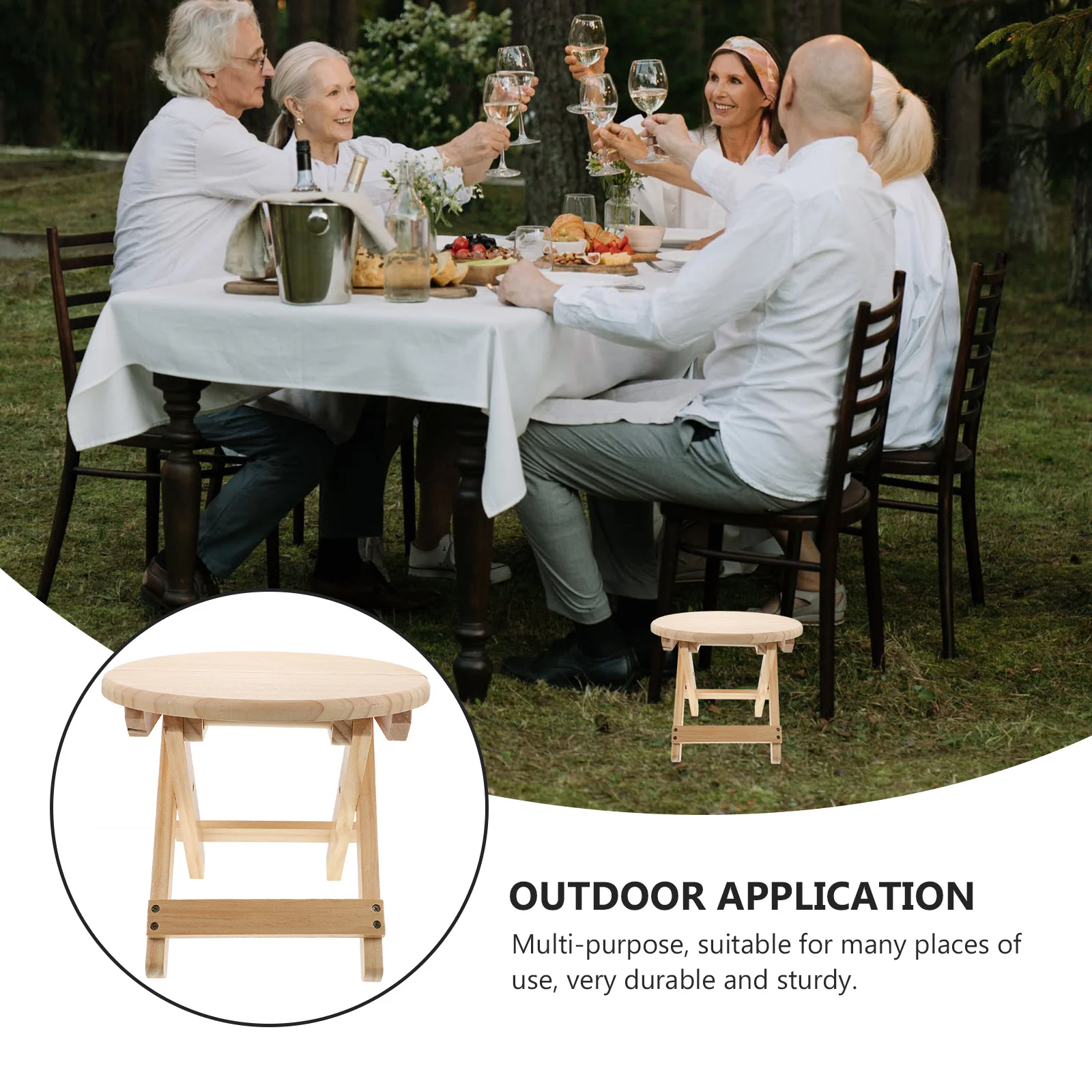 

Solid Wood Folding Stool For Kids Low Height Non-Skid Home Use Wooden Step Stool Household Footstool Shoe Changing Bench