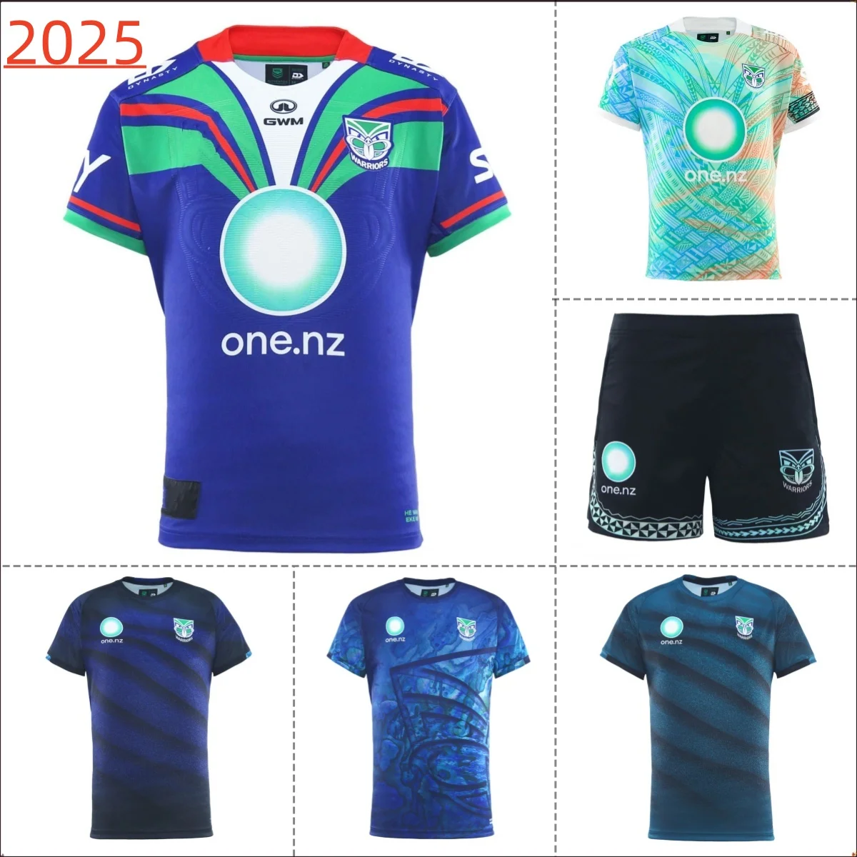 

Длинные спортивные шорты Warriors 2025 Home Jersey/Warriors 2025 Pasifika (НОМЕР ИМЯ С ПРИНТОМ)
