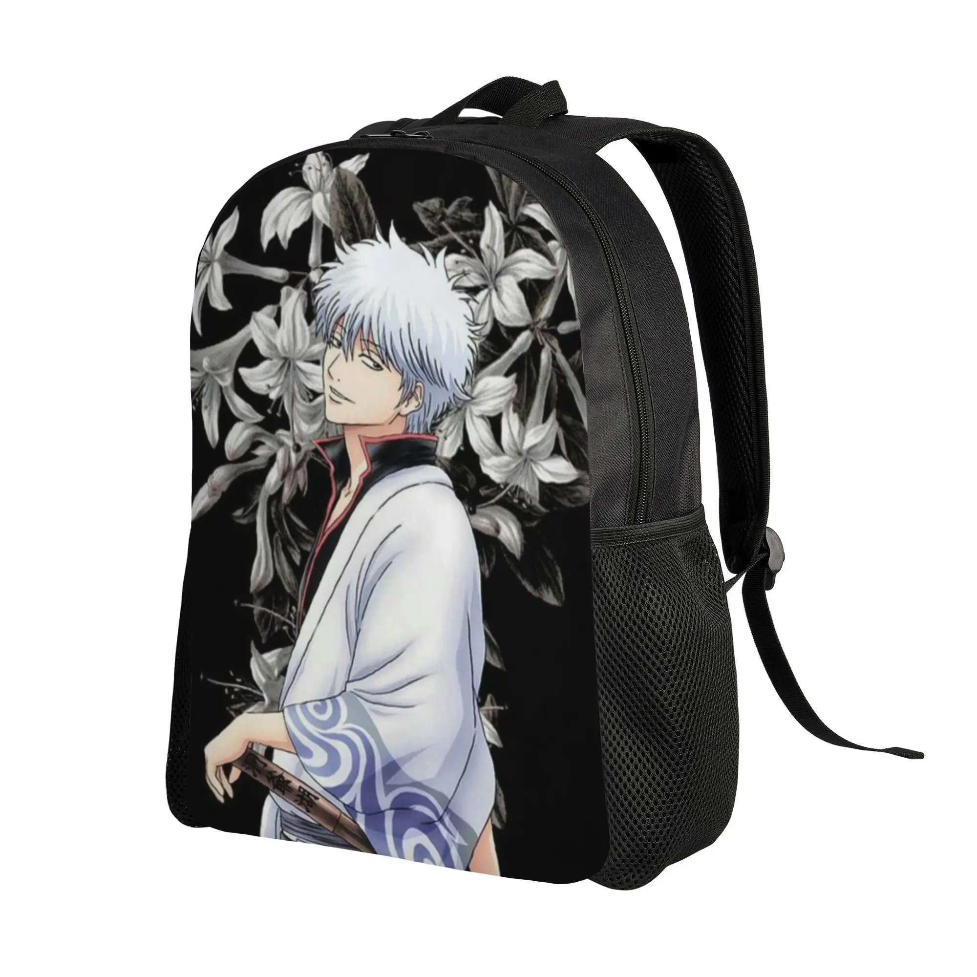 Gintama Schoolbag Back to school season Silver Hair  Snack Storage Backpack