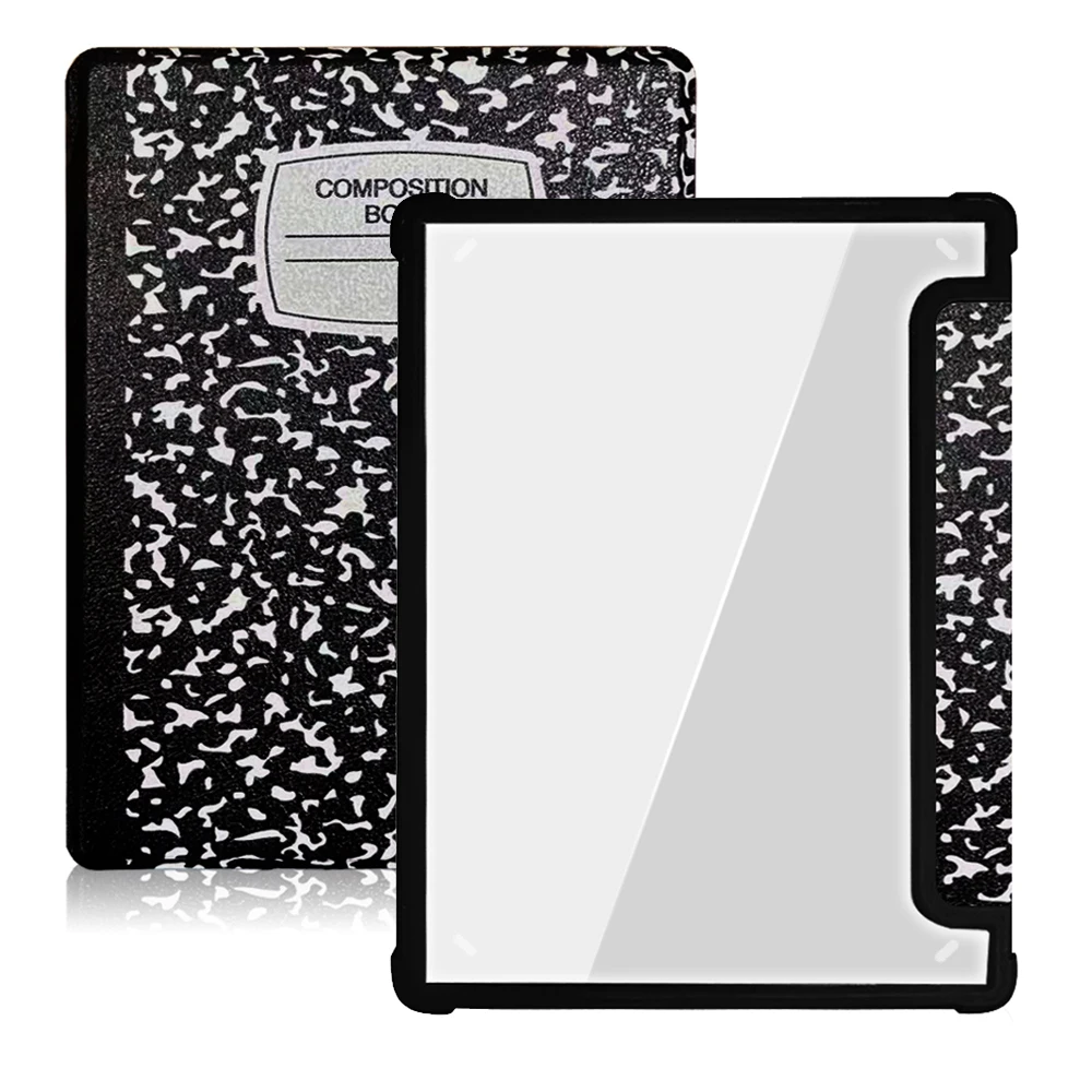 Funda Case For Onyx Book Poke 7 Pro 6 6S 5 5S Go 6 Gen II ,Slim Flip Book Cover with Hand Strap Acrylic  and Soft TPU Back Cover