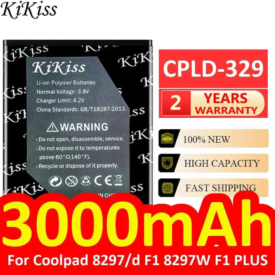 Cpld-329 3000 мАч Надежный источник питания с высокой емкостью для мобильных телефонов Coolpad 8297 d F1 8297W F1 Plus