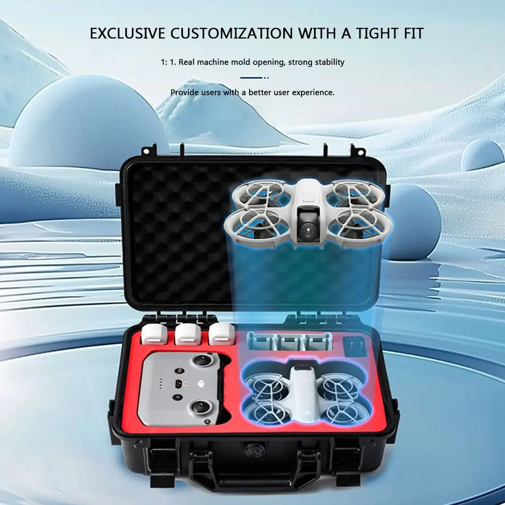 

Portable Carrying Case for DJI Neo Waterproof Protective Storage Bag for DJI Neo with Adjustable Shoulder Strap Shockproof