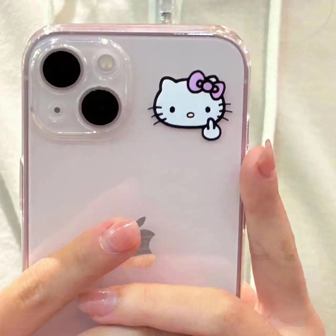 Hello Kitty iPhone15 Mobile Phone Case Kawaii Pochacco Cute 14 13 Plus Pro Max Cartoon Protective Shell Toys Girls Gifts