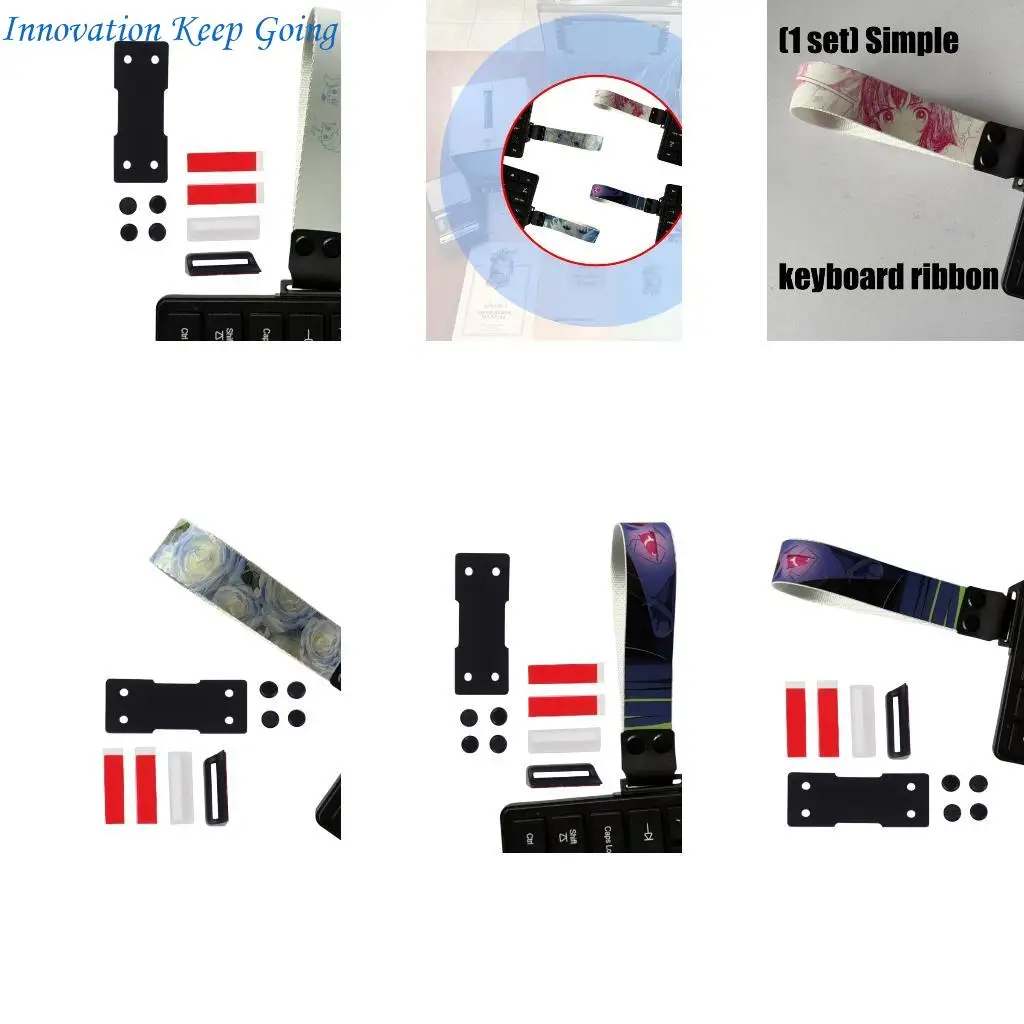 E65C Stylish Keyboards Strap Keyboards Lanyard Slings Portable Design Secure Holder