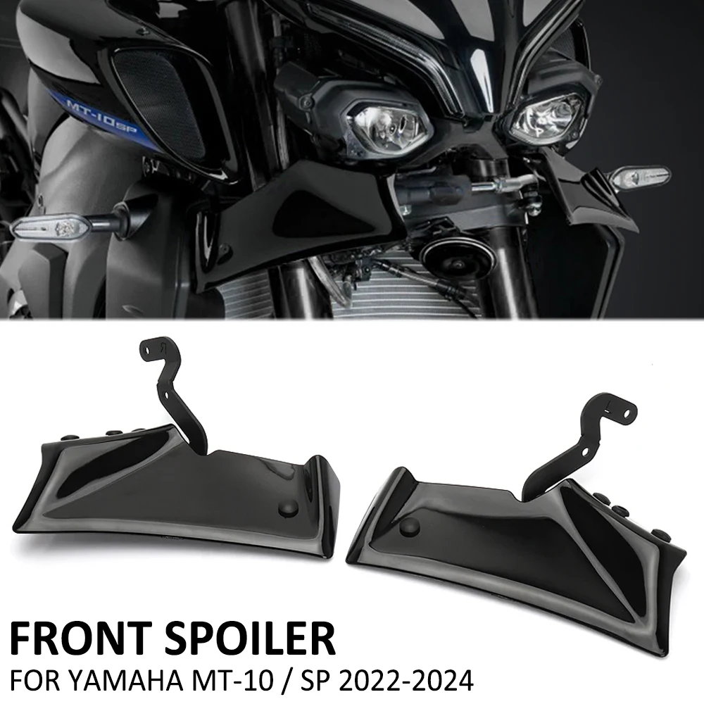 

New For YAMAHA MT10 MT 10 MT-10 SP 2022 2023 2024 Motorcycle Accessorie Downforce Front Spoiler Winglet Aerodynamic Kit