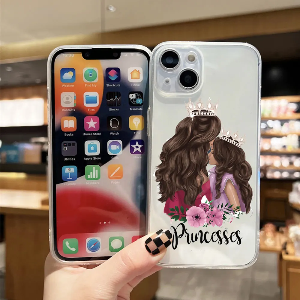 Fashion Super Mom Dad Phone Case For iPhone 15 14 13 12 11 Pro MAX