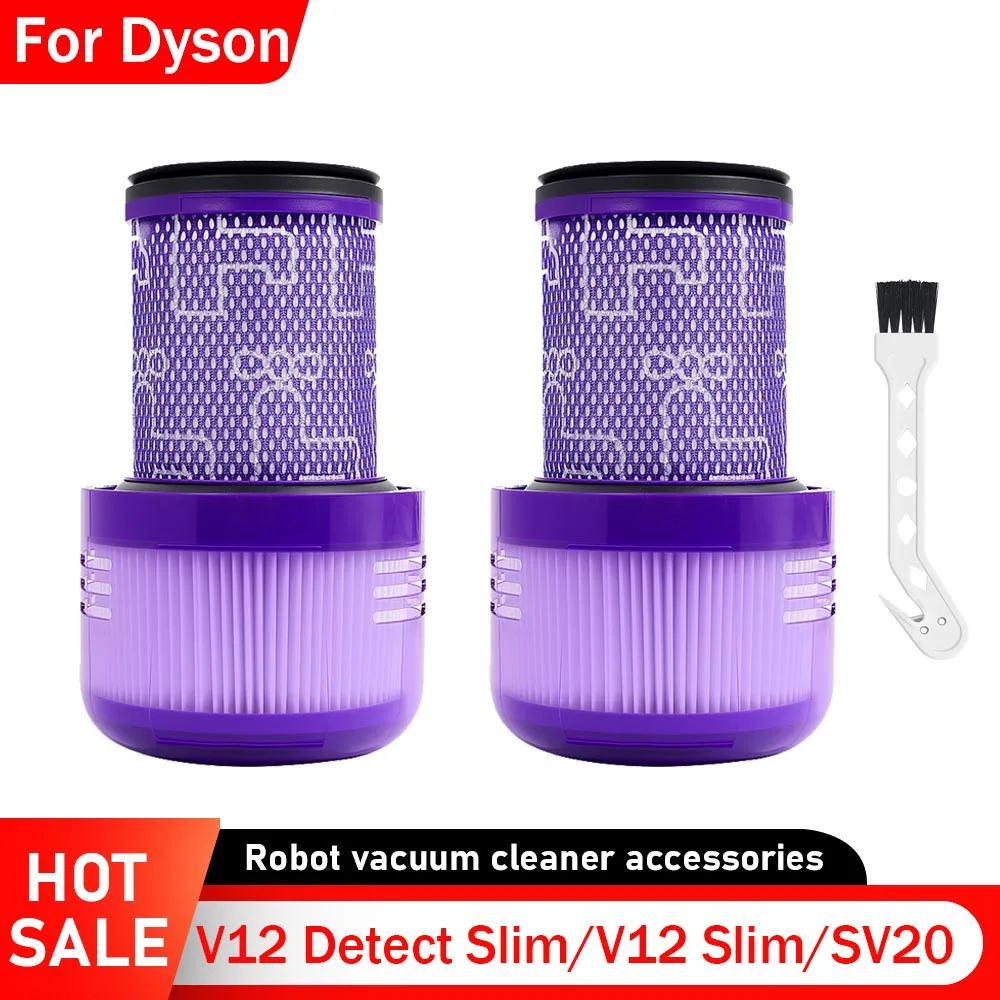 Kit de remplacement de filtre HEPA pour aspirateur sans fil Dyson V12 Detect Slim / SV20, accessoires
