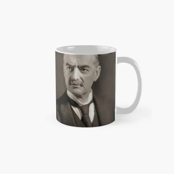 Neville Chamberlain Classic  Mug Cup Gifts Simple Printed Tea Image Photo Handle Round Design Picture Coffee Drinkware