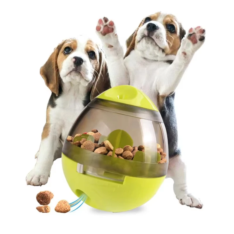 Interactive Slow Eating IQ Treat Dispensing Treat Ball with Food Dispenser Dog Cat Pet Toy Balls