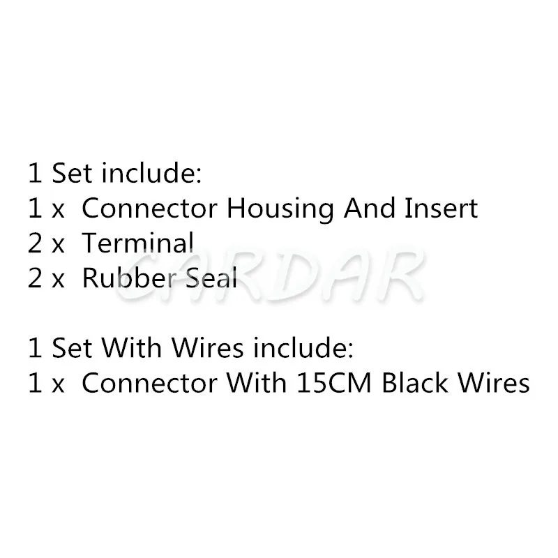 1 Set 2 Pin/Weg 18385000002 Grau Automotive Stecker Auto Stecker Licht Buchse